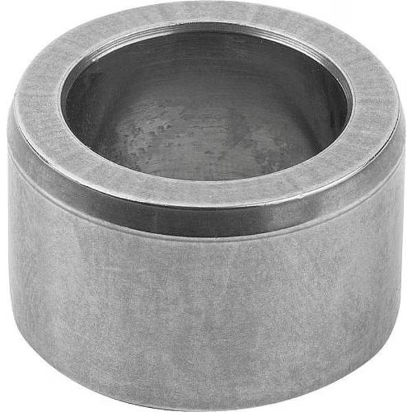 Drill bushing, DIN 179 Mild steel. Rounded top. IDxODxH: 10x15x12 mm, Kipp, Mfr#: K1021.A1000X12